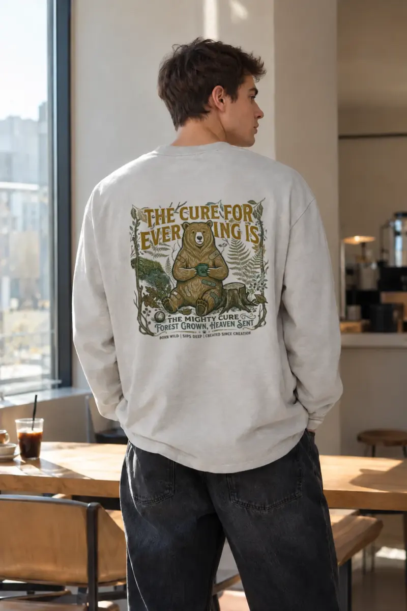 "The Mighty Cure" Unisex Longsleeve T-shirt | Gildan 2400