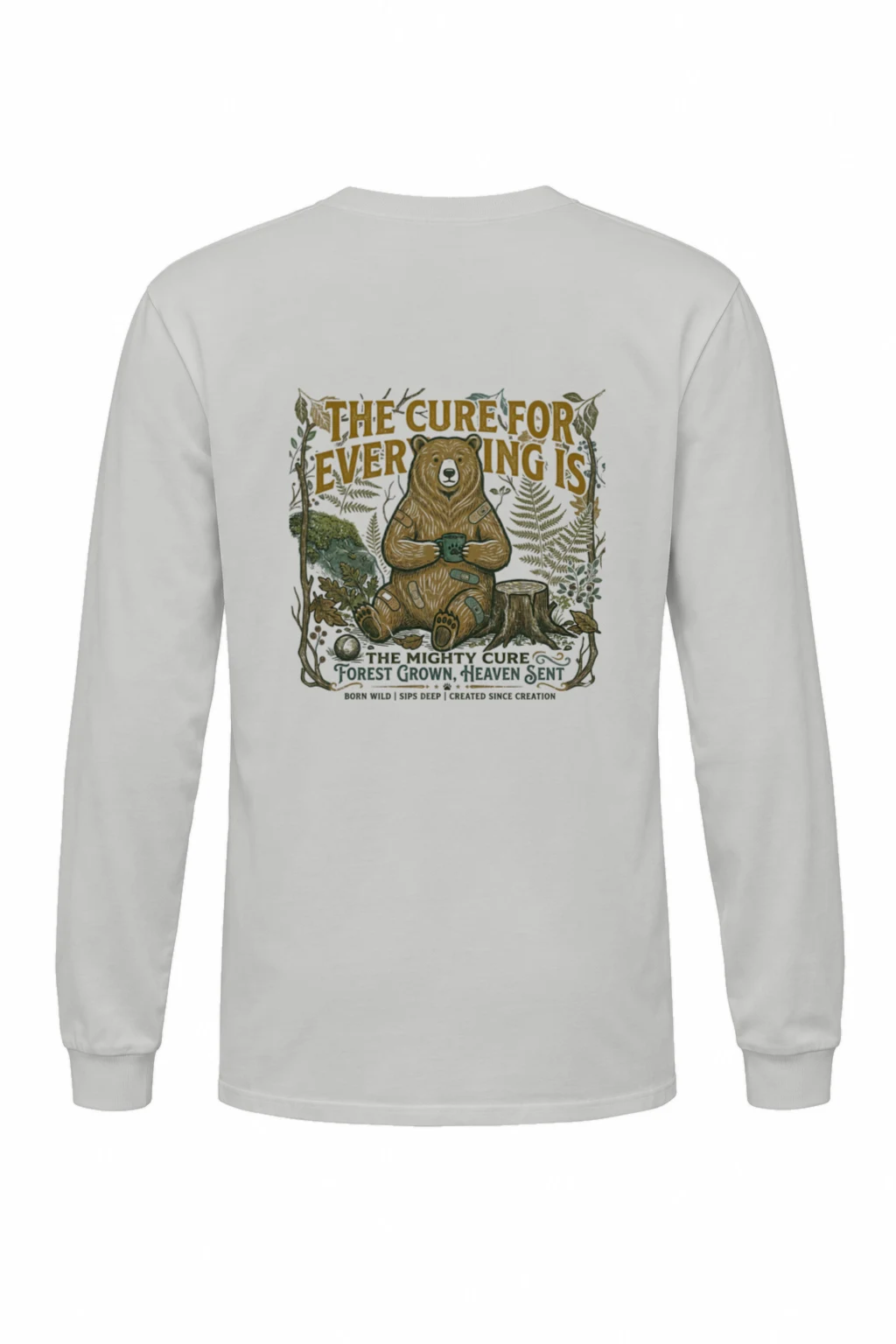"The Mighty Cure" Unisex Longsleeve T-shirt | Gildan 2400