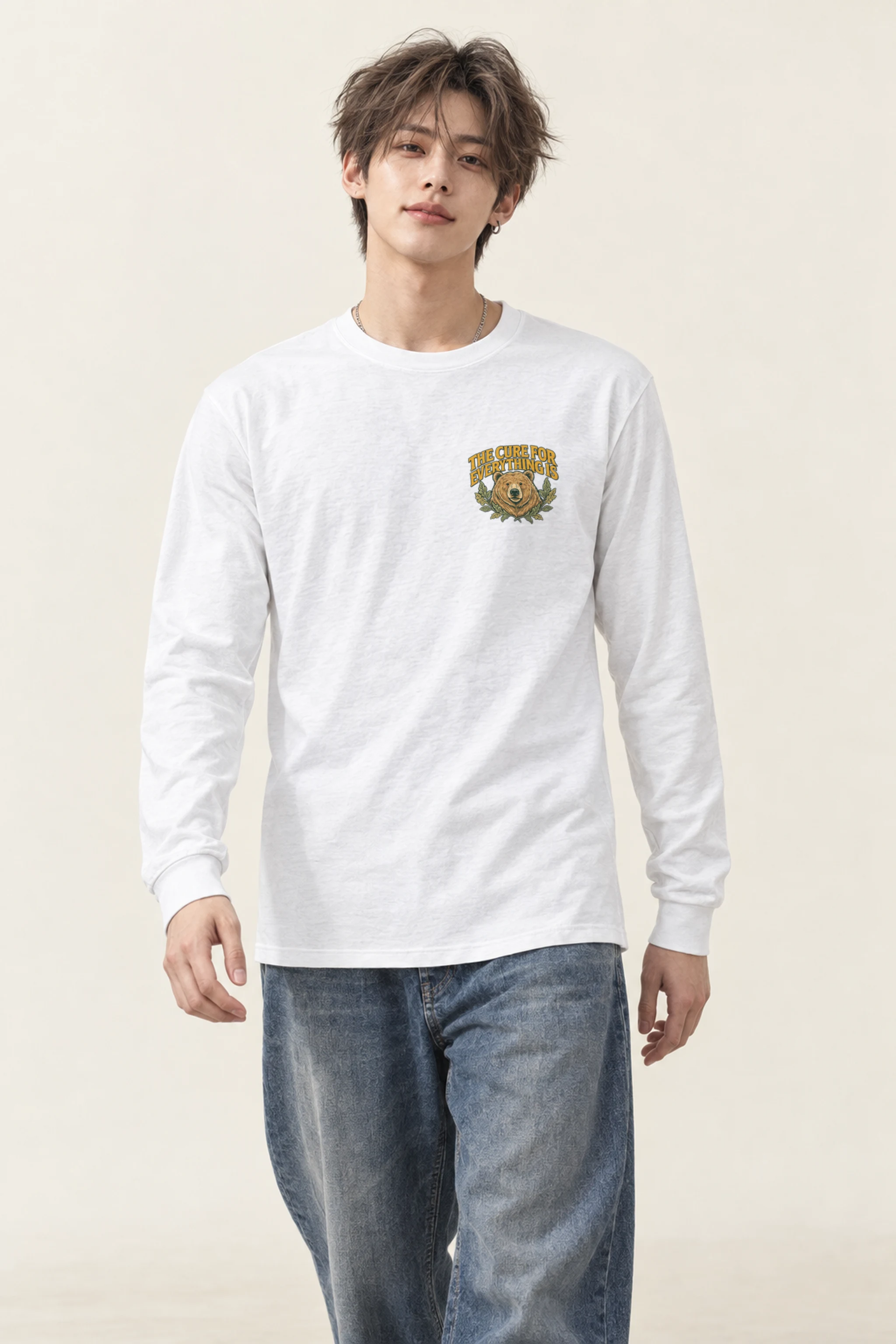 "The Mighty Cure" Unisex Longsleeve T-shirt