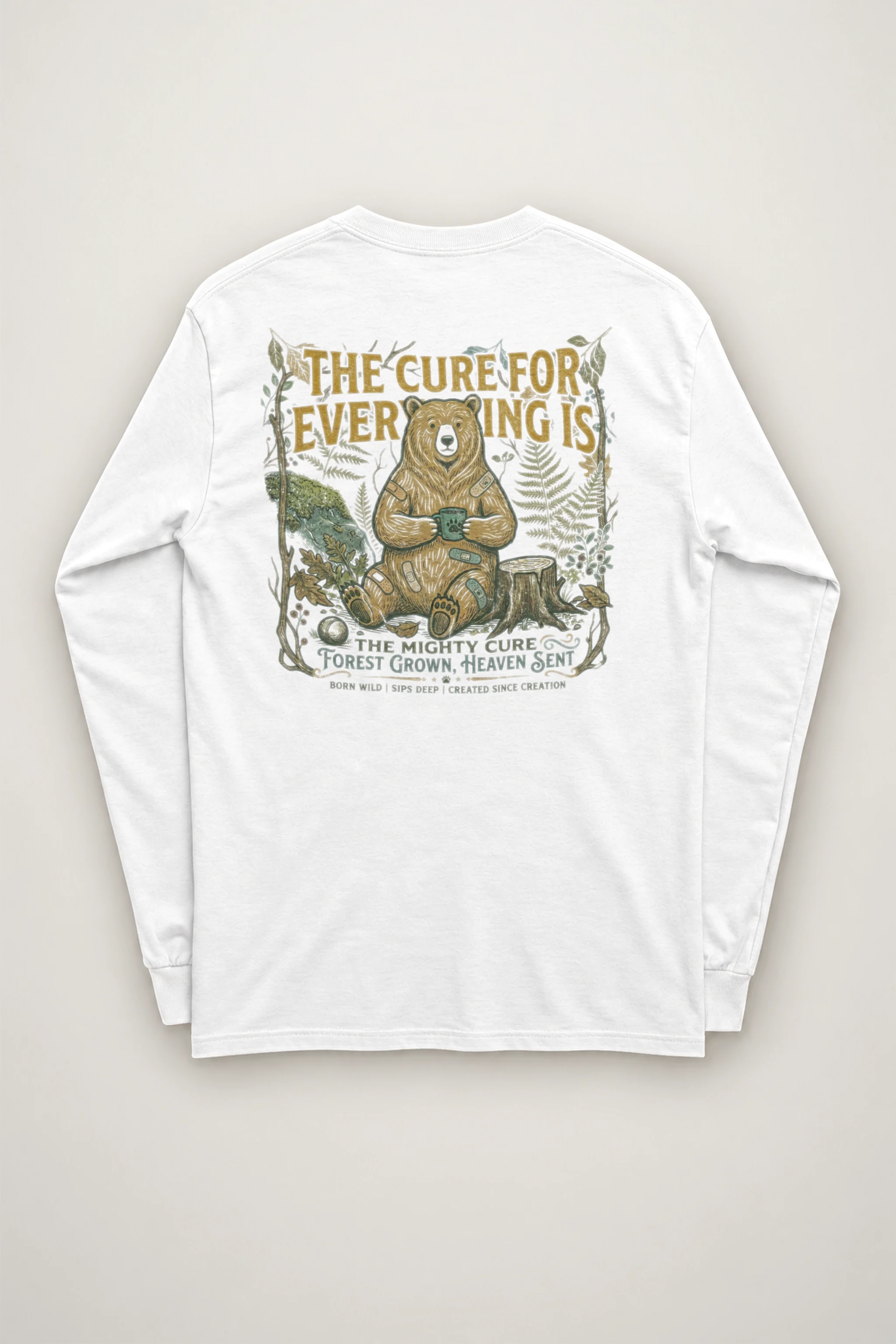"The Mighty Cure" Unisex Longsleeve T-shirt