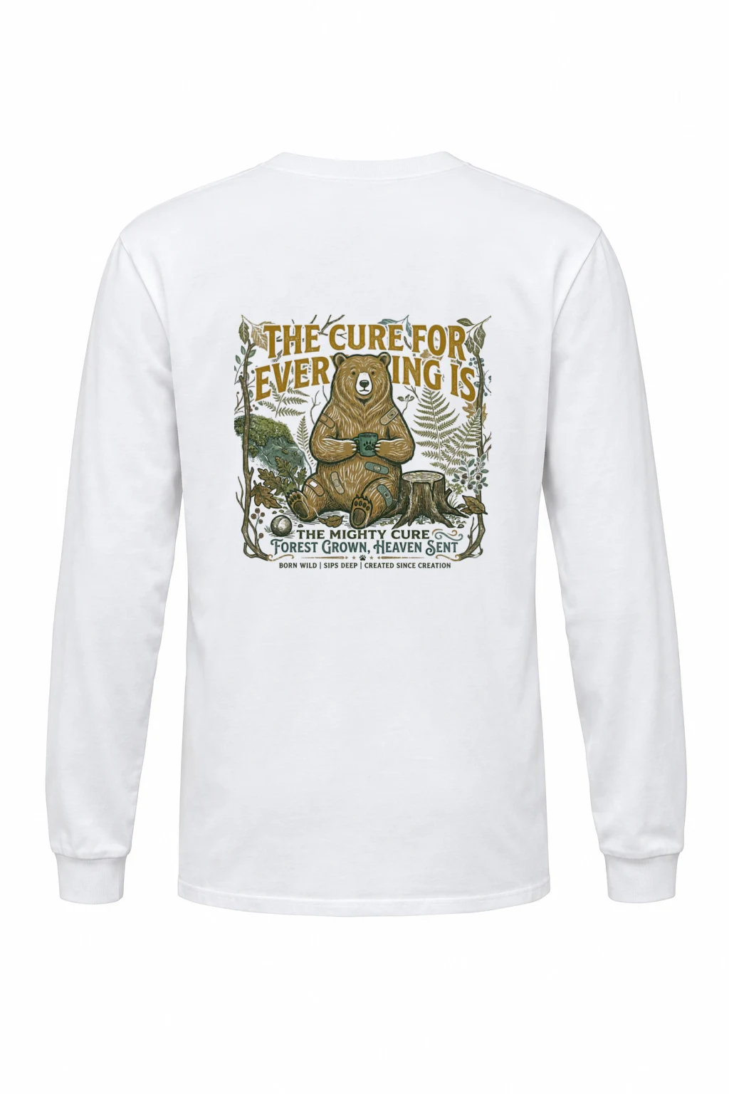 "The Mighty Cure" Unisex Longsleeve T-shirt | Gildan 2400