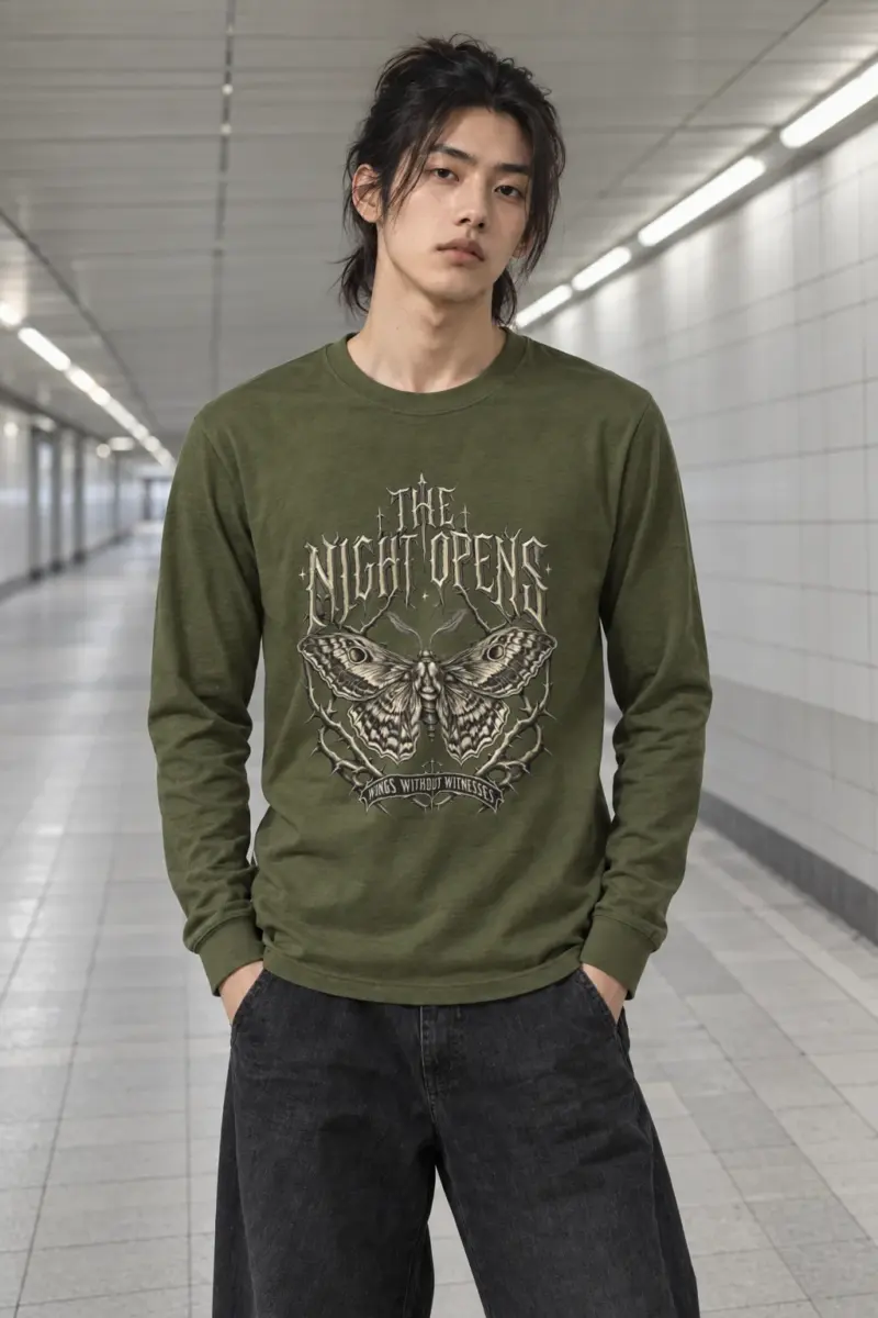 “The Night Opens” Unisex Longsleeve T-shirt