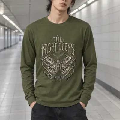 "The Night Opens" Unisex Longsleeve T-shirt