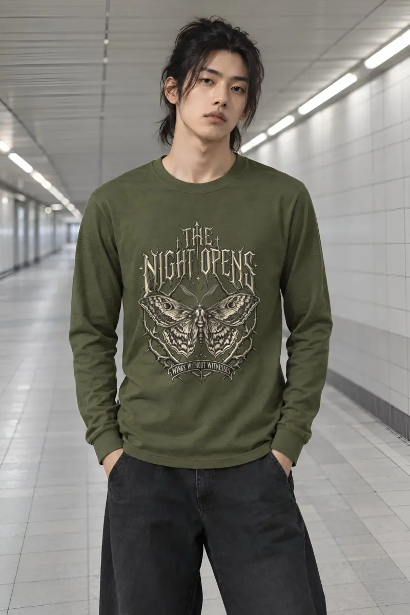 "The Night Opens" Unisex Longsleeve T-shirt