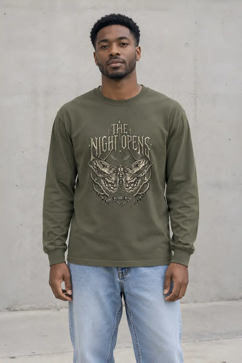 "The Night Opens" Unisex Longsleeve T-shirt