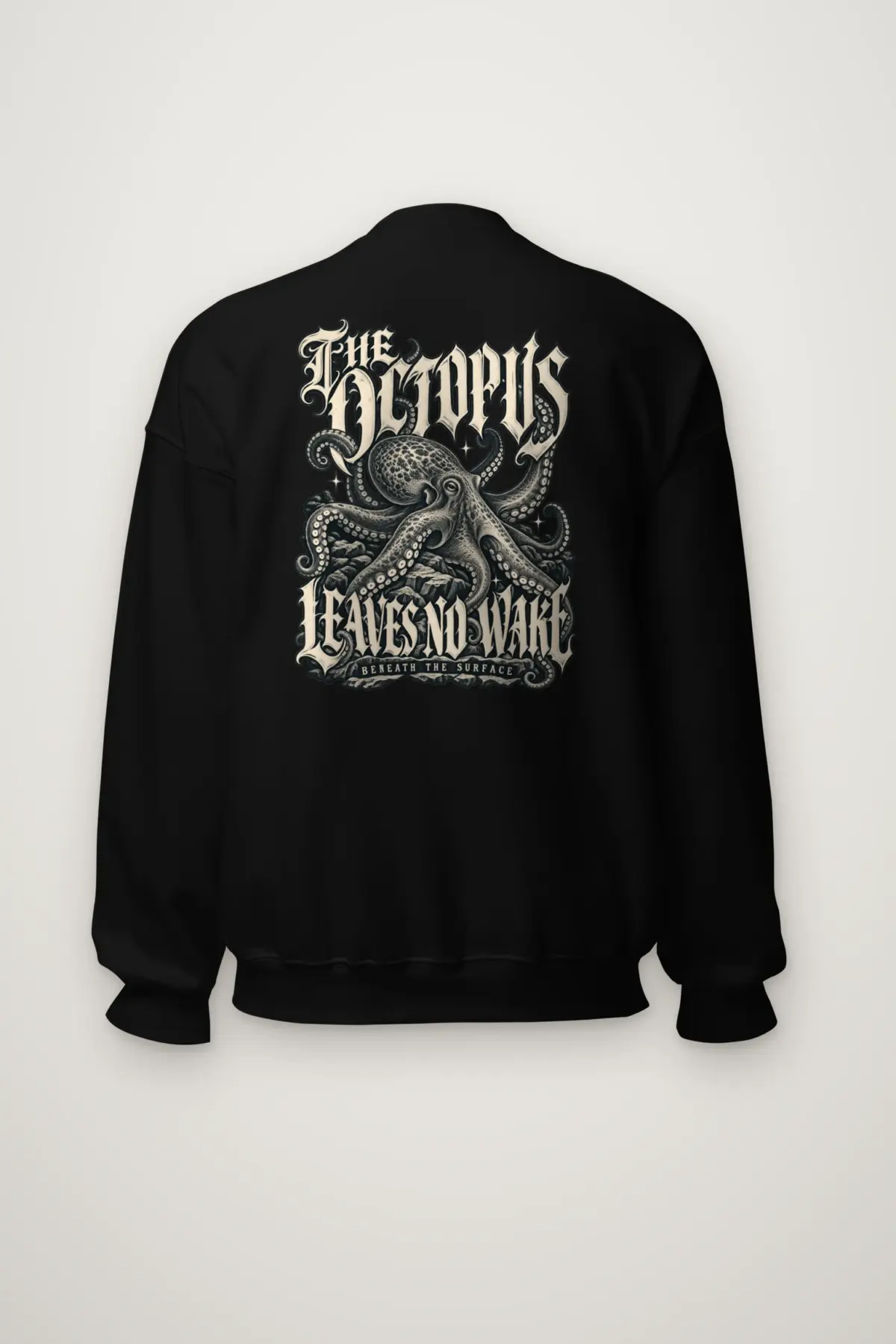 "The Octopus Leaves No Wake" Heavy Blend Unisex Crewneck Sweatshirt