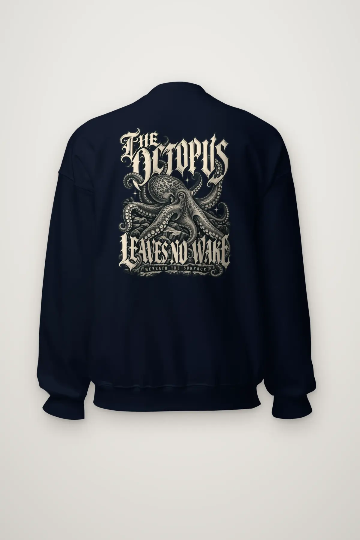 "The Octopus Leaves No Wake" Heavy Blend Unisex Crewneck Sweatshirt