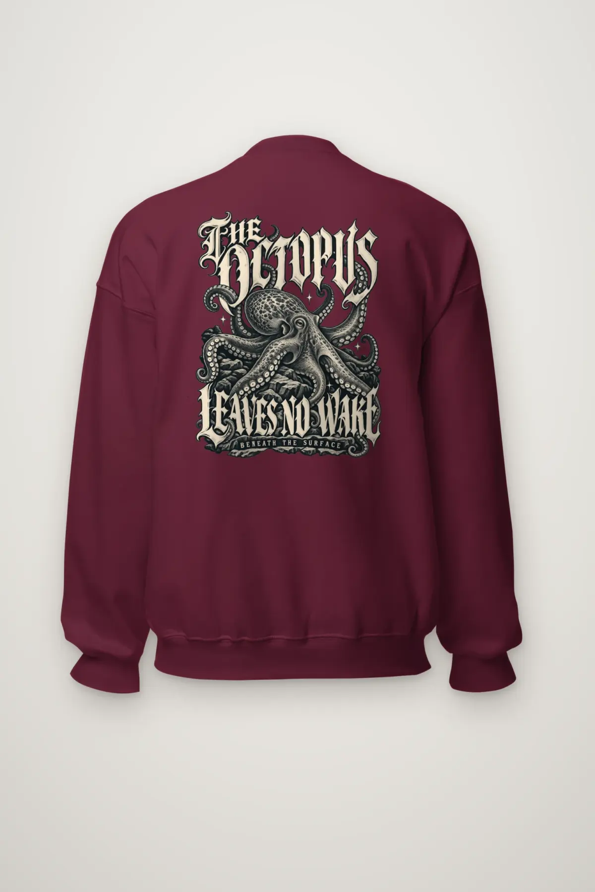 "The Octopus Leaves No Wake" Heavy Blend Unisex Crewneck Sweatshirt