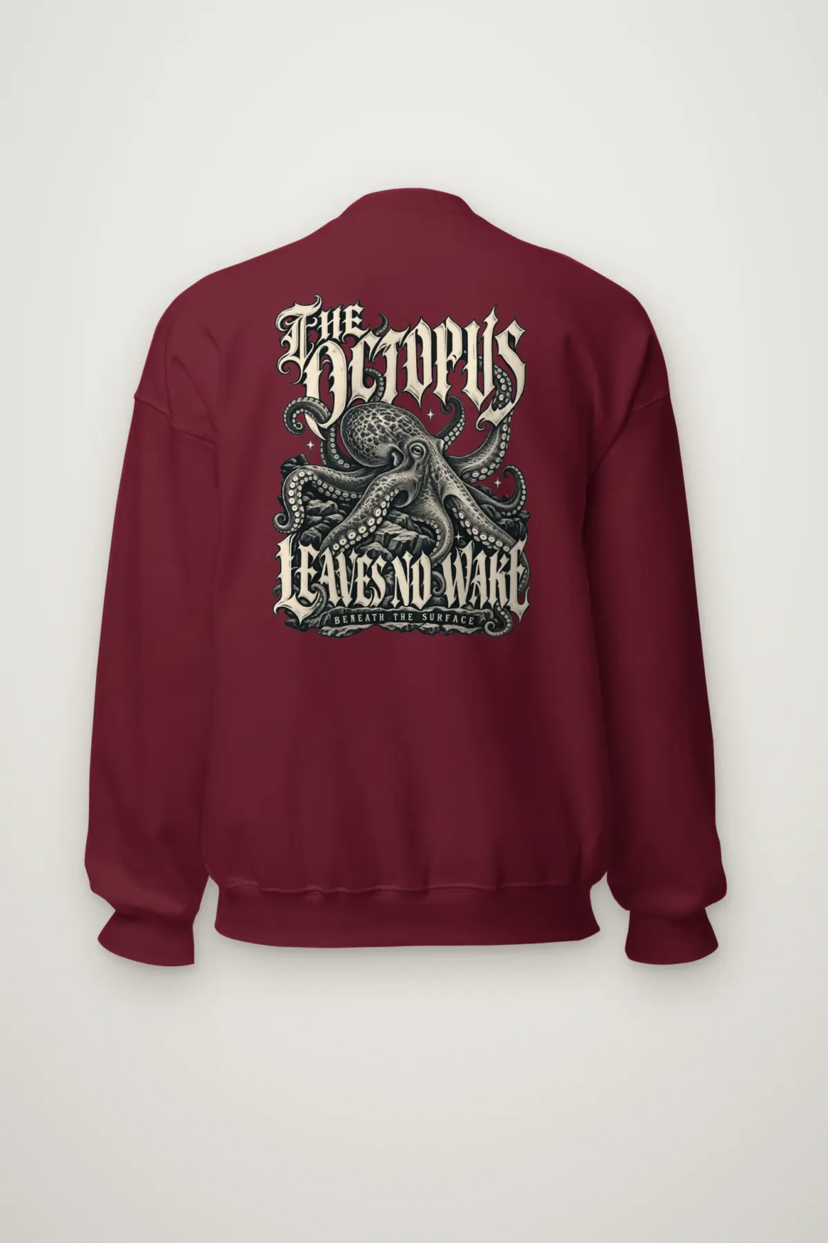 "The Octopus Leaves No Wake" Heavy Blend Unisex Crewneck Sweatshirt