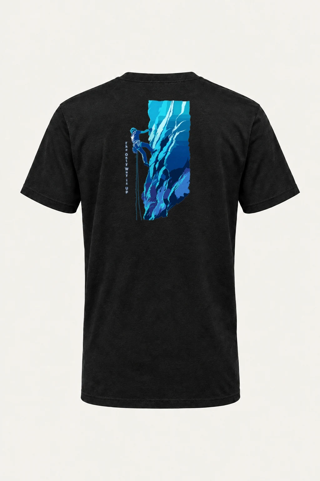 "The Only Way Up" Heavyweight Unisex Crewneck T-shirt | Gildan 5000