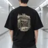 "The Open Gym Door" Men's Oversized Heavyweight Crewneck T-Shirt