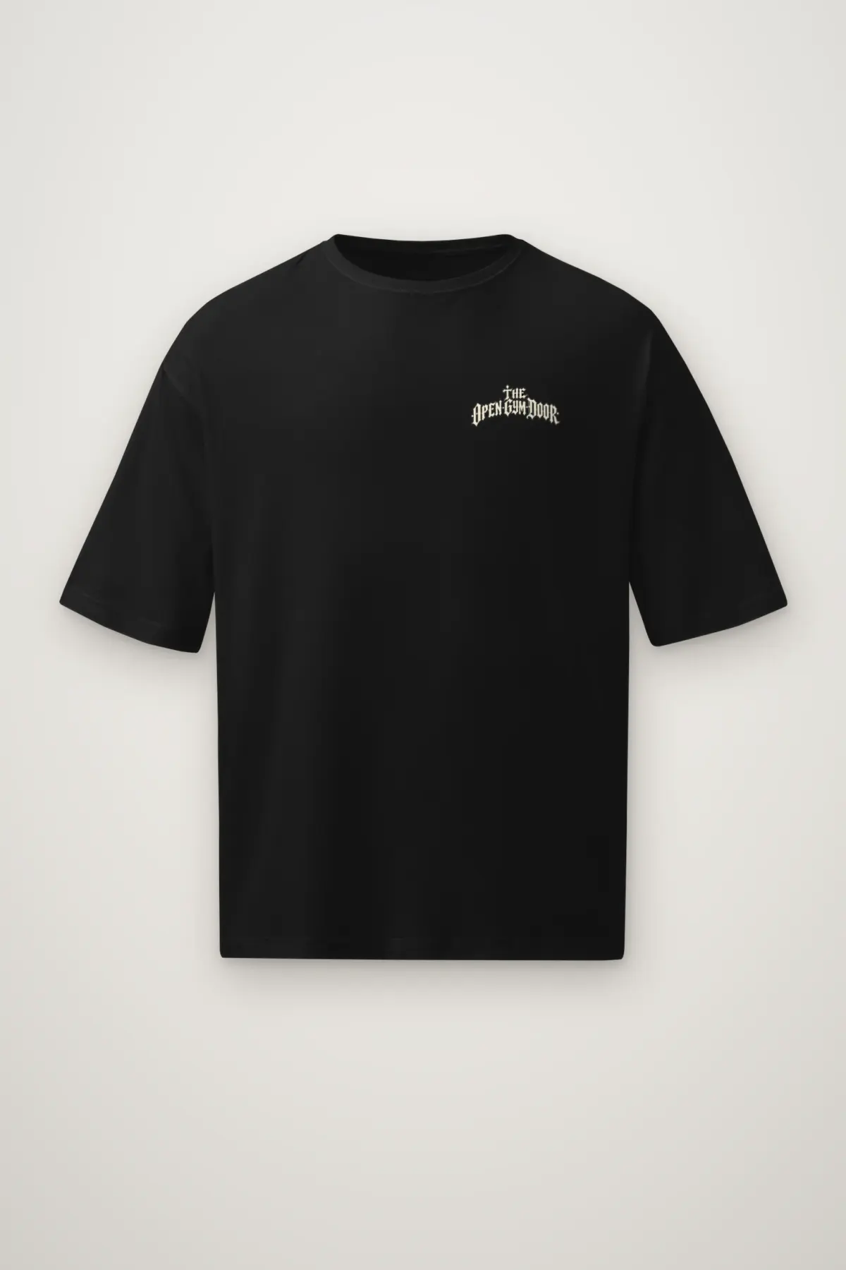 "The Open Gym Door" Men's Oversized Heavyweight Crewneck T-Shirt