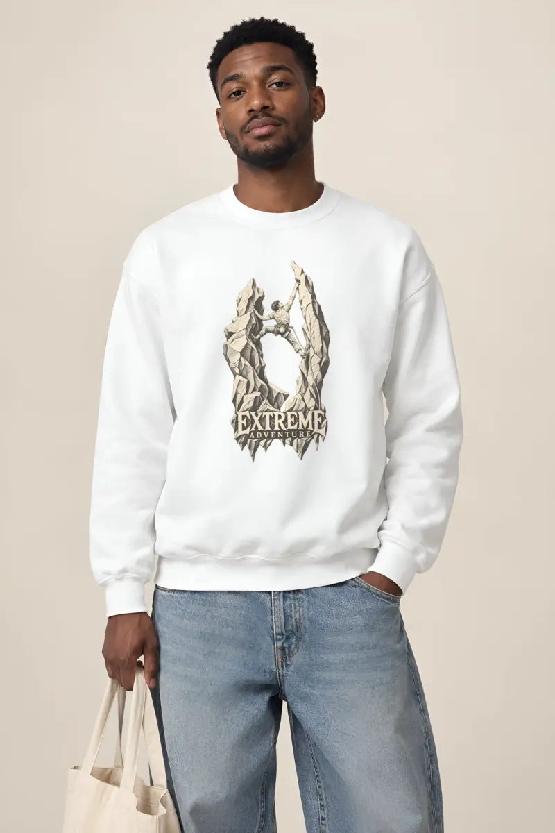 "The Quiet Ascent" Heavy Blend Unisex Crewneck Sweatshirt