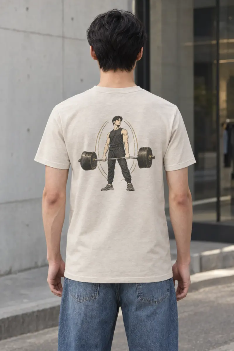 "The Quiet Lift" Heavyweight Unisex Crewneck T-shirt