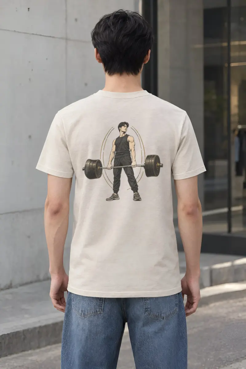 "The Quiet Lift" Heavyweight Unisex Crewneck T-shirt