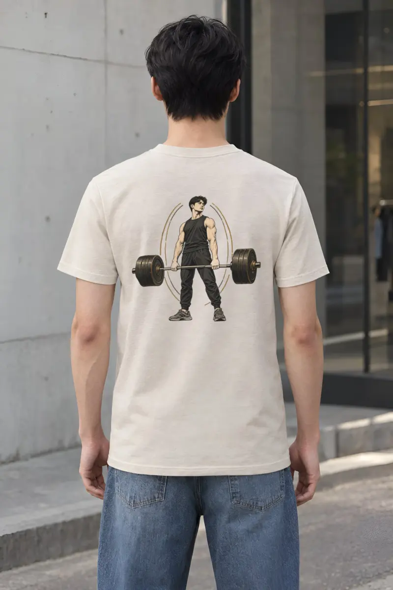 "The Quiet Lift" Heavyweight Unisex Crewneck T-shirt