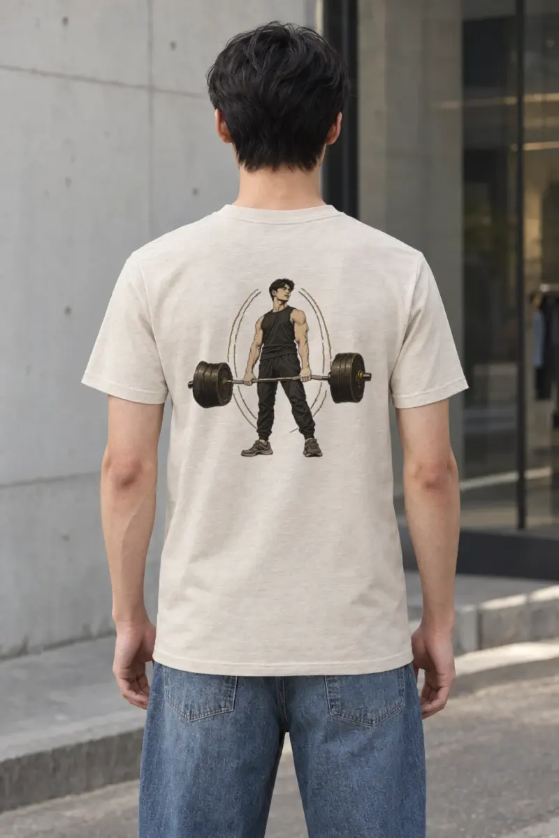 "The Quiet Lift" Heavyweight Unisex Crewneck T-shirt
