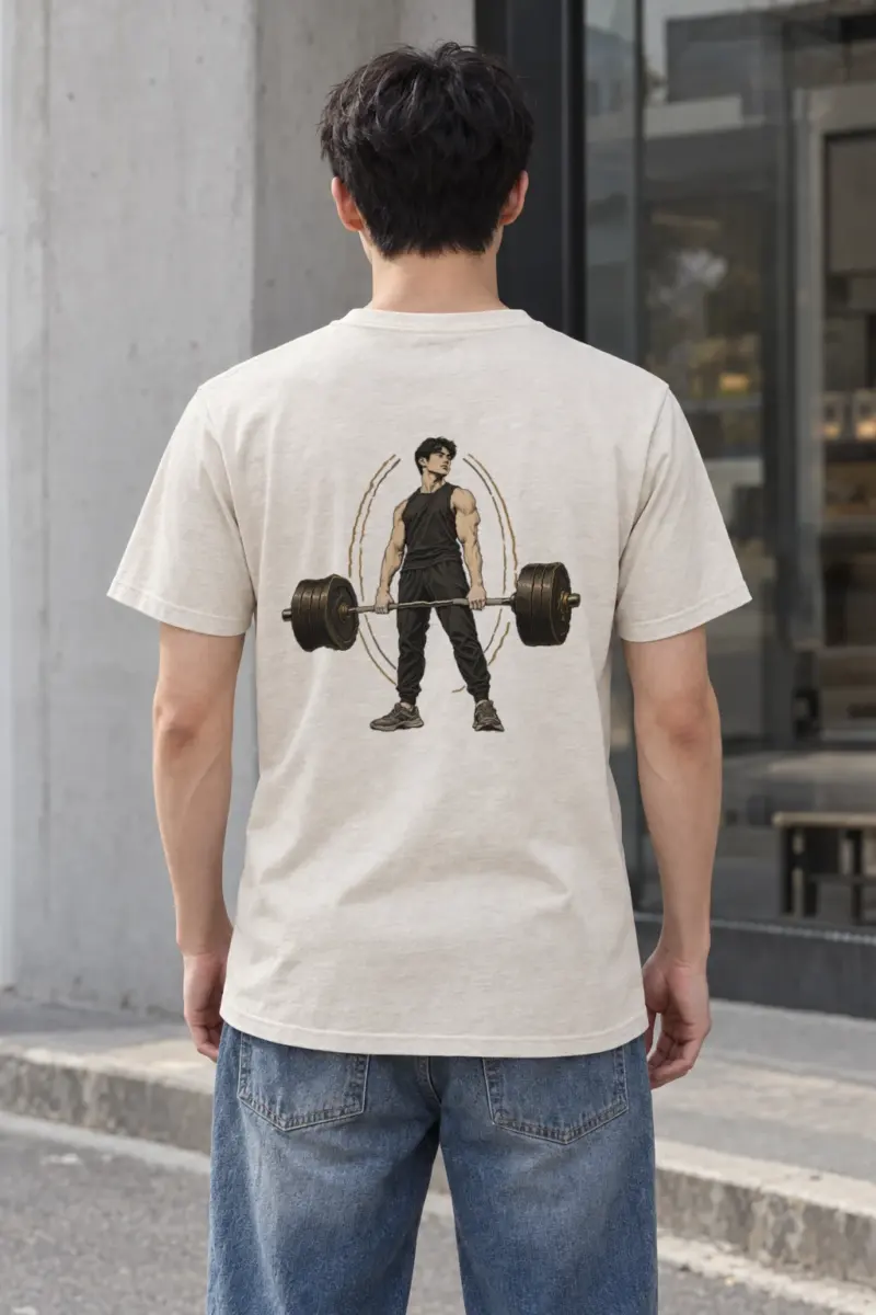 "The Quiet Lift" Heavyweight Unisex Crewneck T-shirt