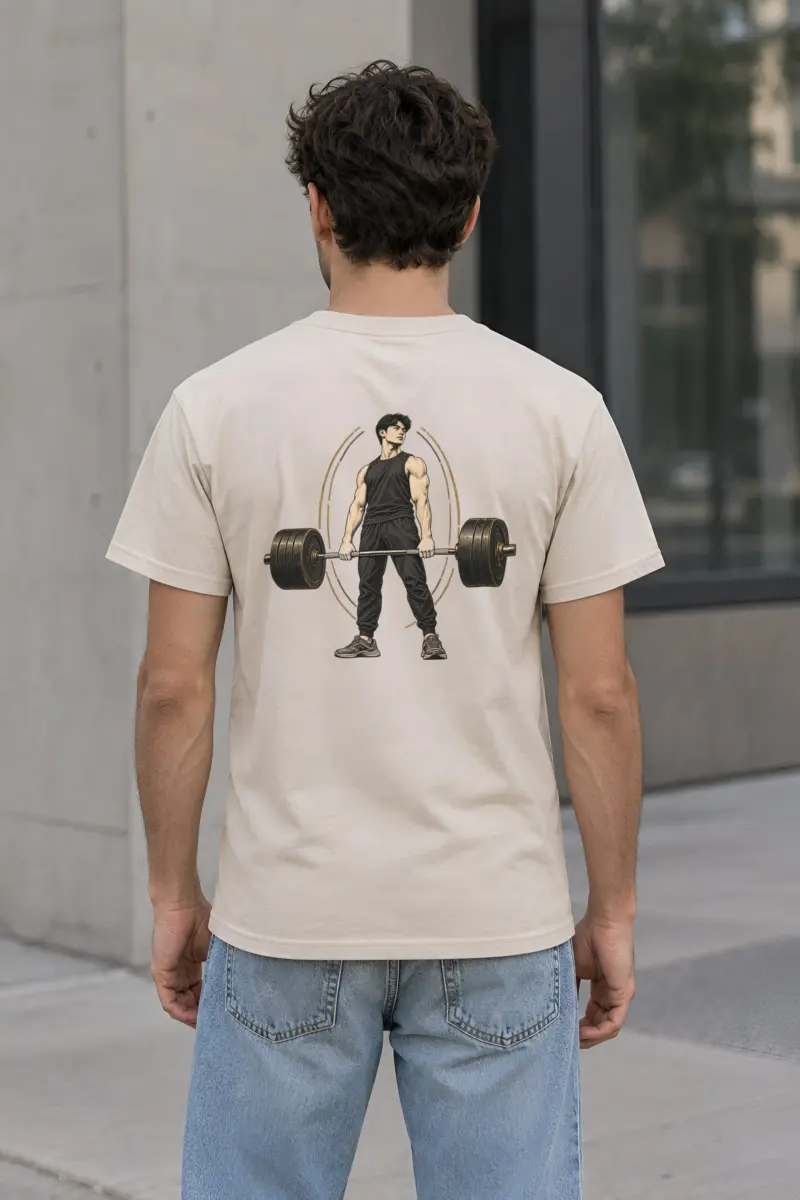 "The Quiet Lift" Heavyweight Unisex Crewneck T-shirt