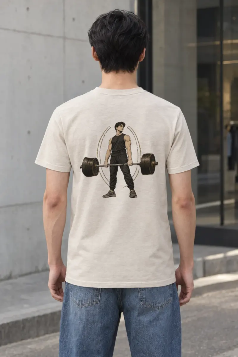"The Quiet Lift" Heavyweight Unisex Crewneck T-shirt