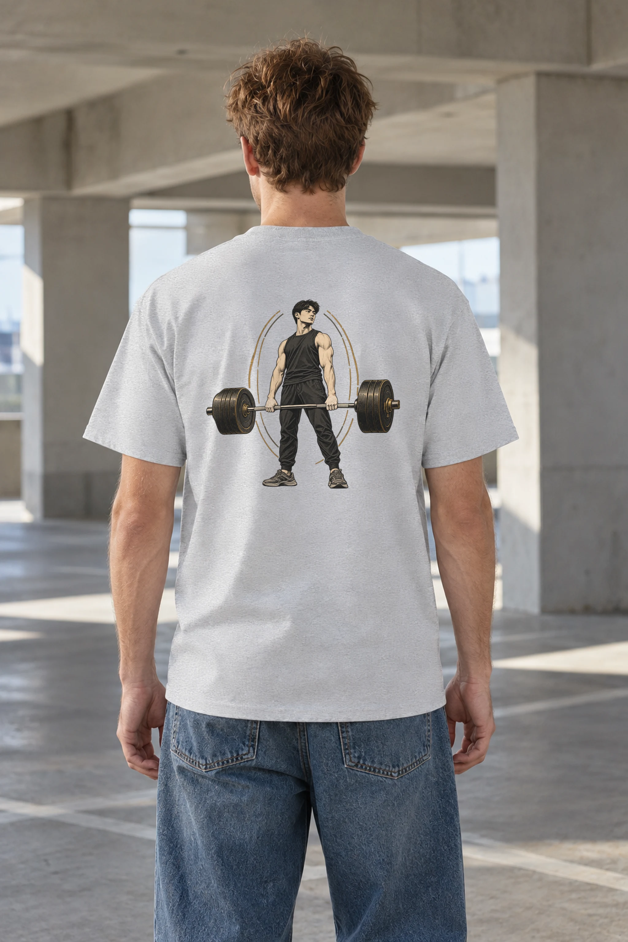 "The Quiet Lift" Heavyweight Unisex Crewneck T-shirt