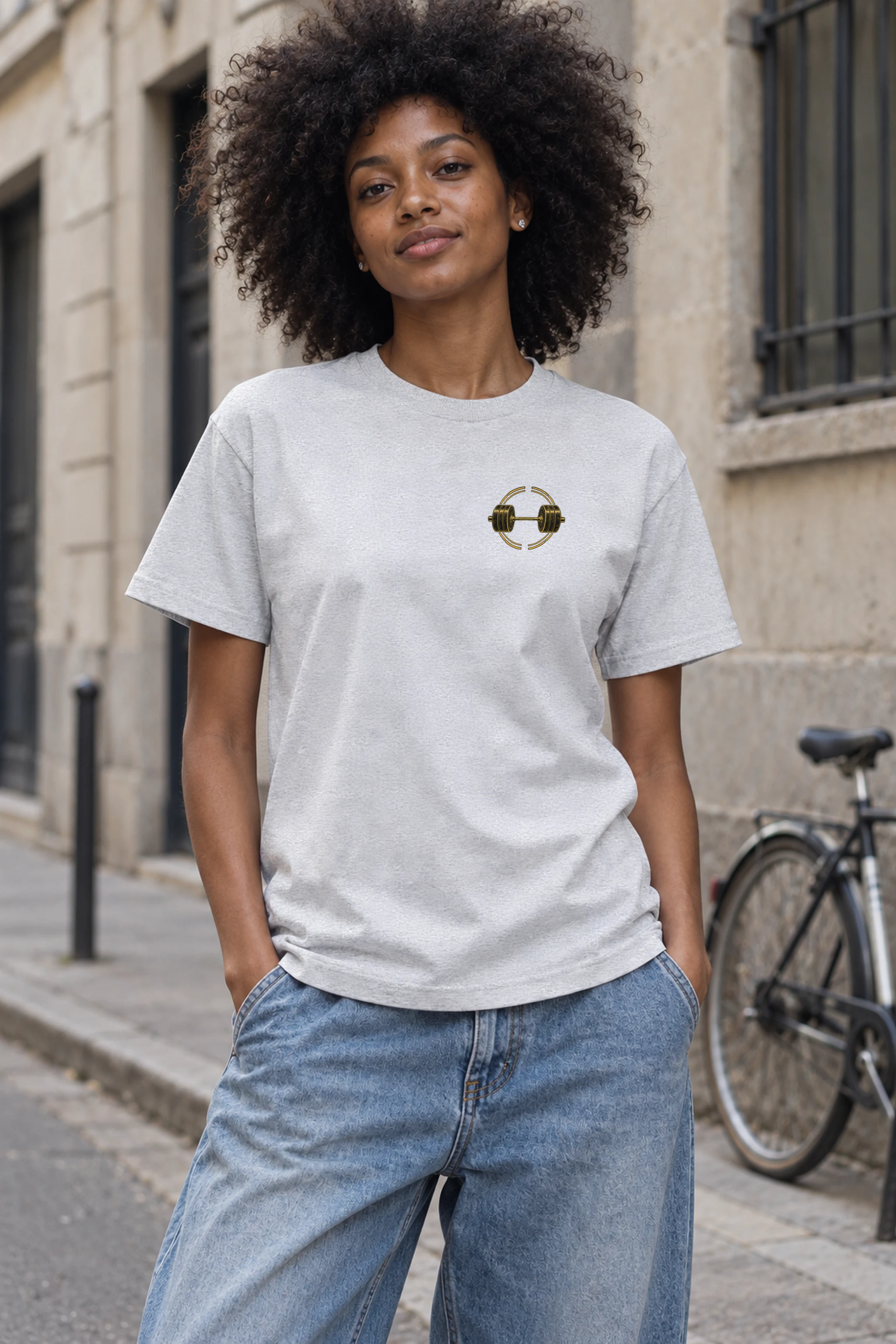 "The Quiet Lift" Heavyweight Unisex Crewneck T-shirt
