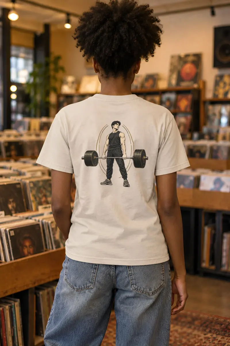 "The Quiet Lift" Heavyweight Unisex Crewneck T-shirt