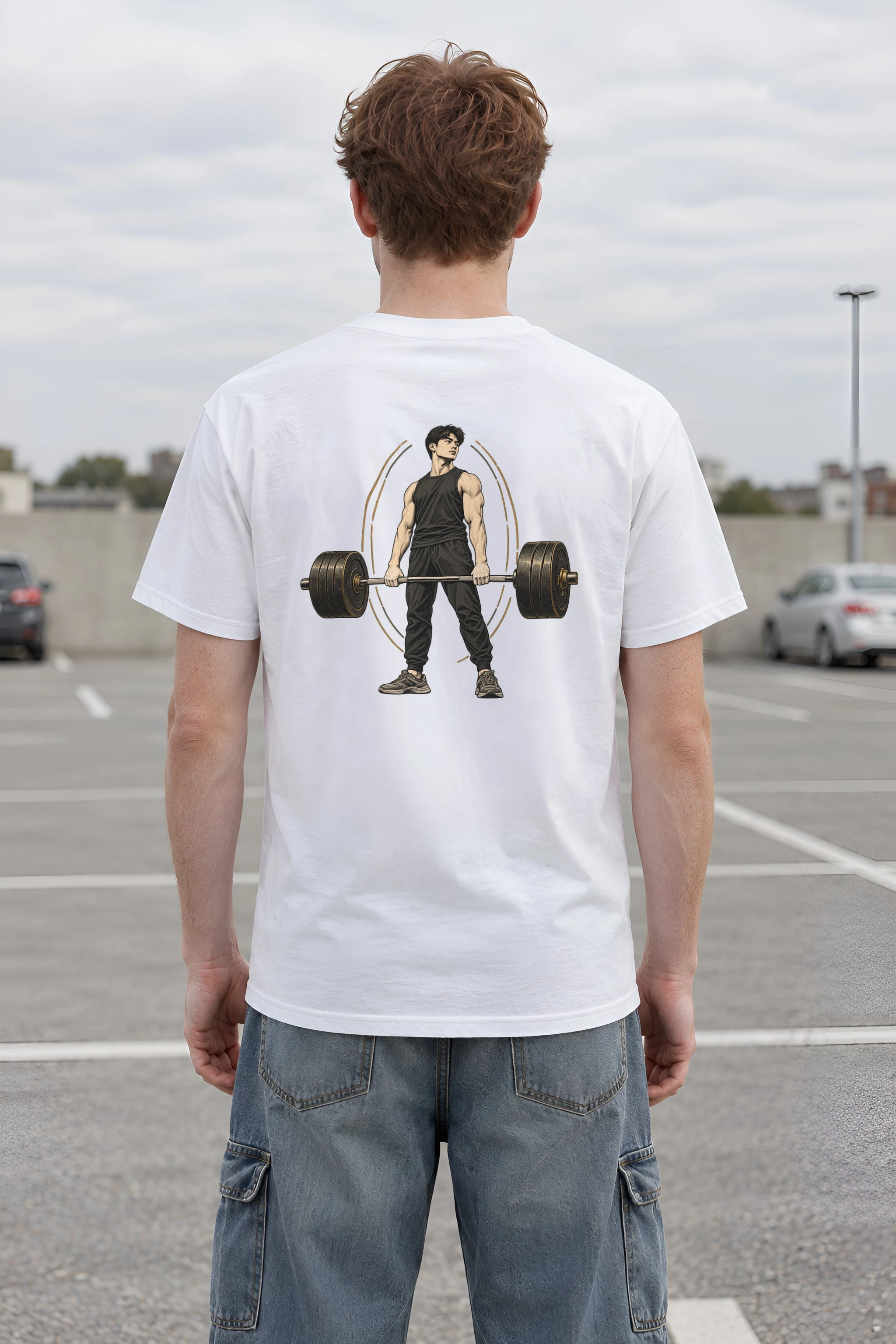 "The Quiet Lift" Heavyweight Unisex Crewneck T-shirt
