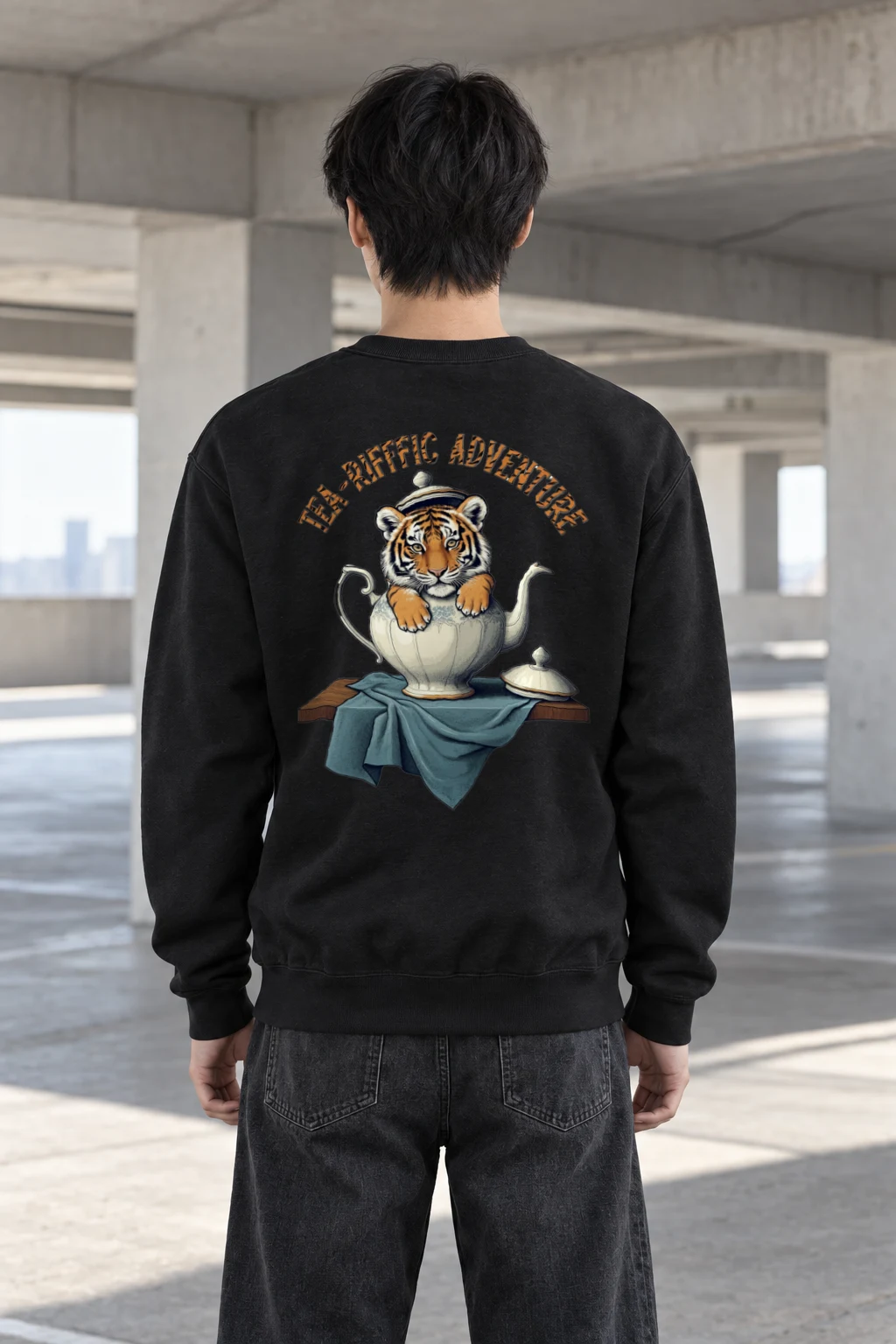 "The Raffic Adventure" Heavy Blend Unisex Crewneck Sweatshirt | Gildan 18000