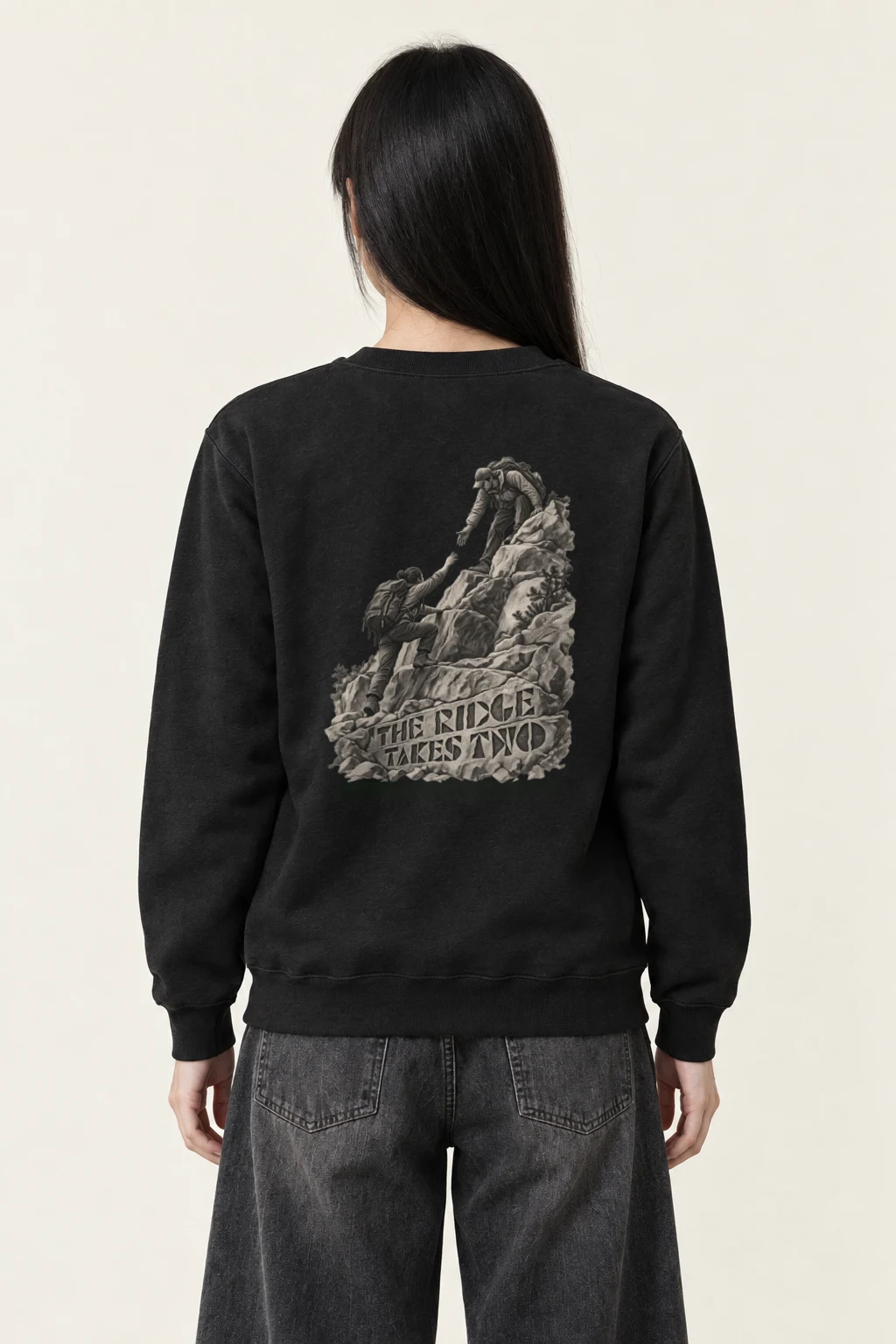 "The Ridge Takes Two" Heavy Blend Unisex Crewneck Sweatshirt