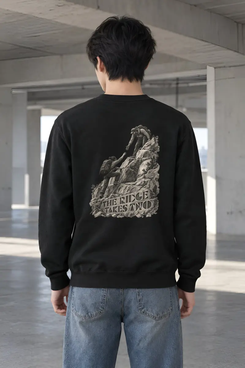 "The Ridge Takes Two" Heavy Blend Unisex Crewneck Sweatshirt
