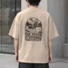 "The River Crossing" Men's Oversized Heavyweight Crewneck T-Shirt