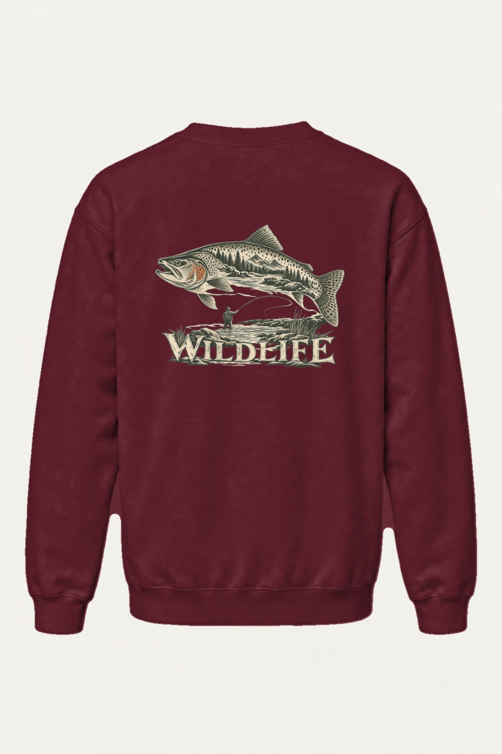 "The River Within" Heavy Blend Unisex Crewneck Sweatshirt | Gildan 18000