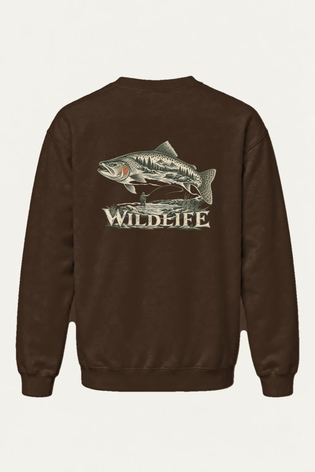"The River Within" Heavy Blend Unisex Crewneck Sweatshirt | Gildan 18000