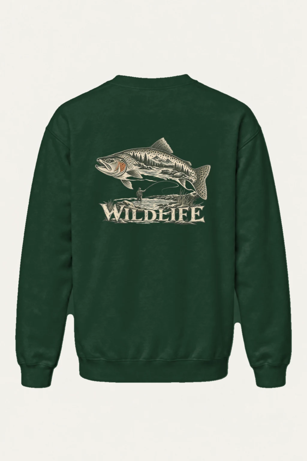 "The River Within" Heavy Blend Unisex Crewneck Sweatshirt | Gildan 18000