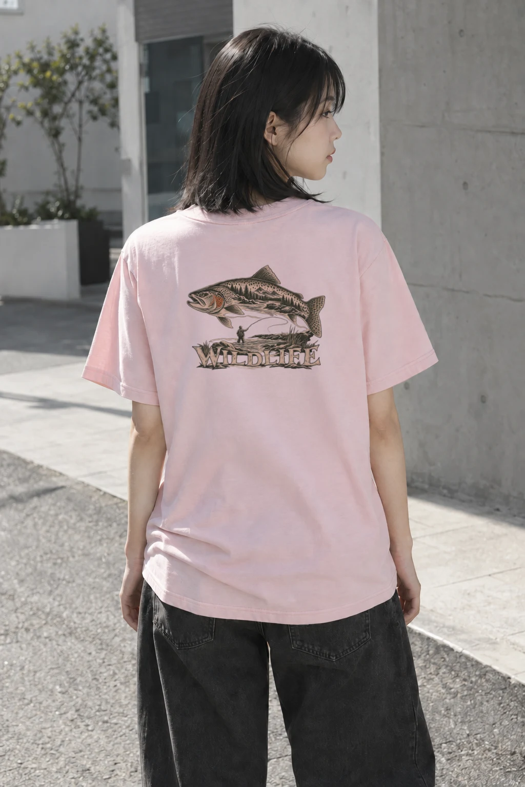"The River Within" Heavyweight Unisex Crewneck T-shirt | Gildan 5000
