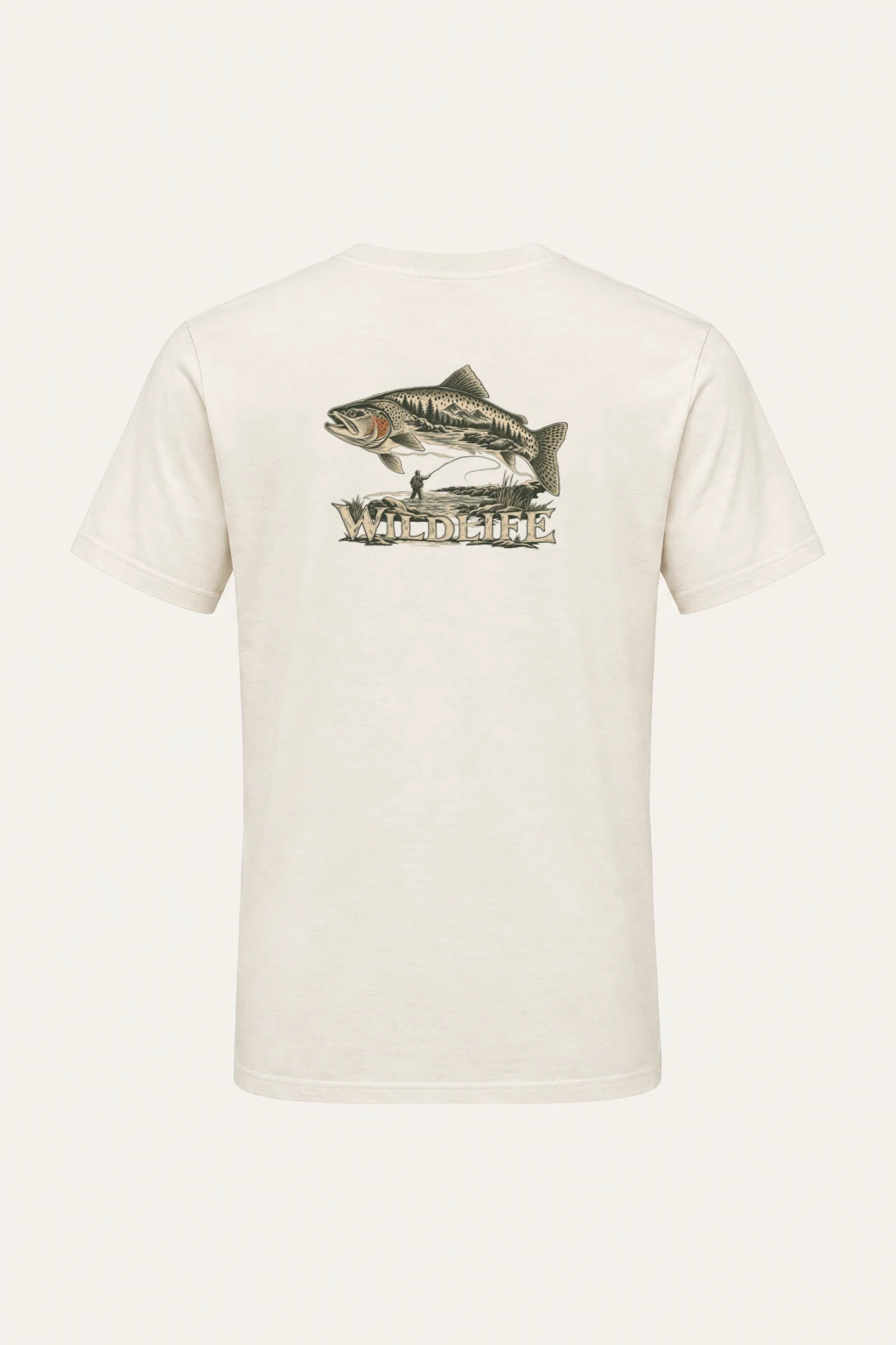 "The River Within" Heavyweight Unisex Crewneck T-shirt | Gildan 5000