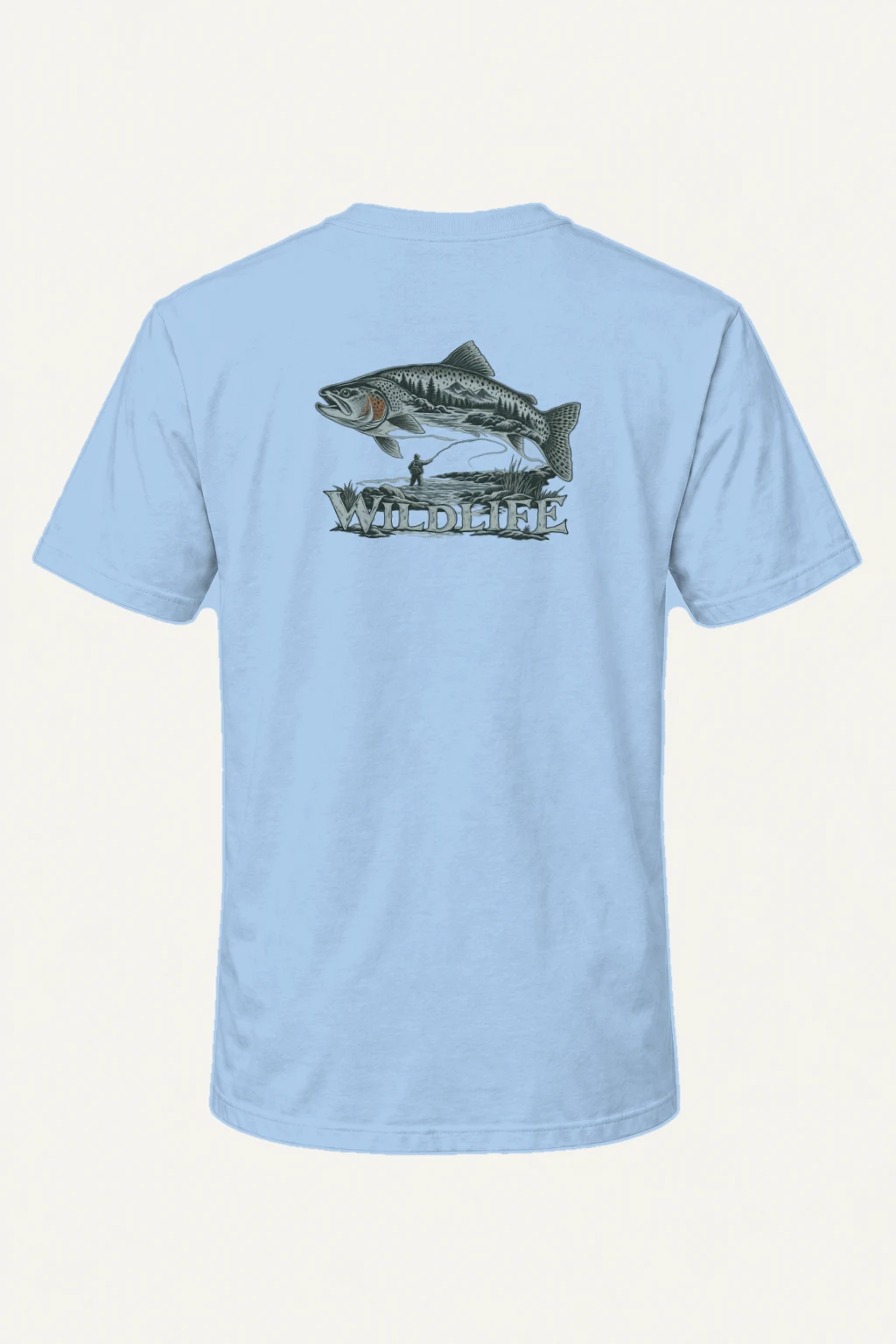 "The River Within" Heavyweight Unisex Crewneck T-shirt | Gildan 5000