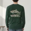"Trout River Scene" Unisex Longsleeve T-shirt | Gildan 2400