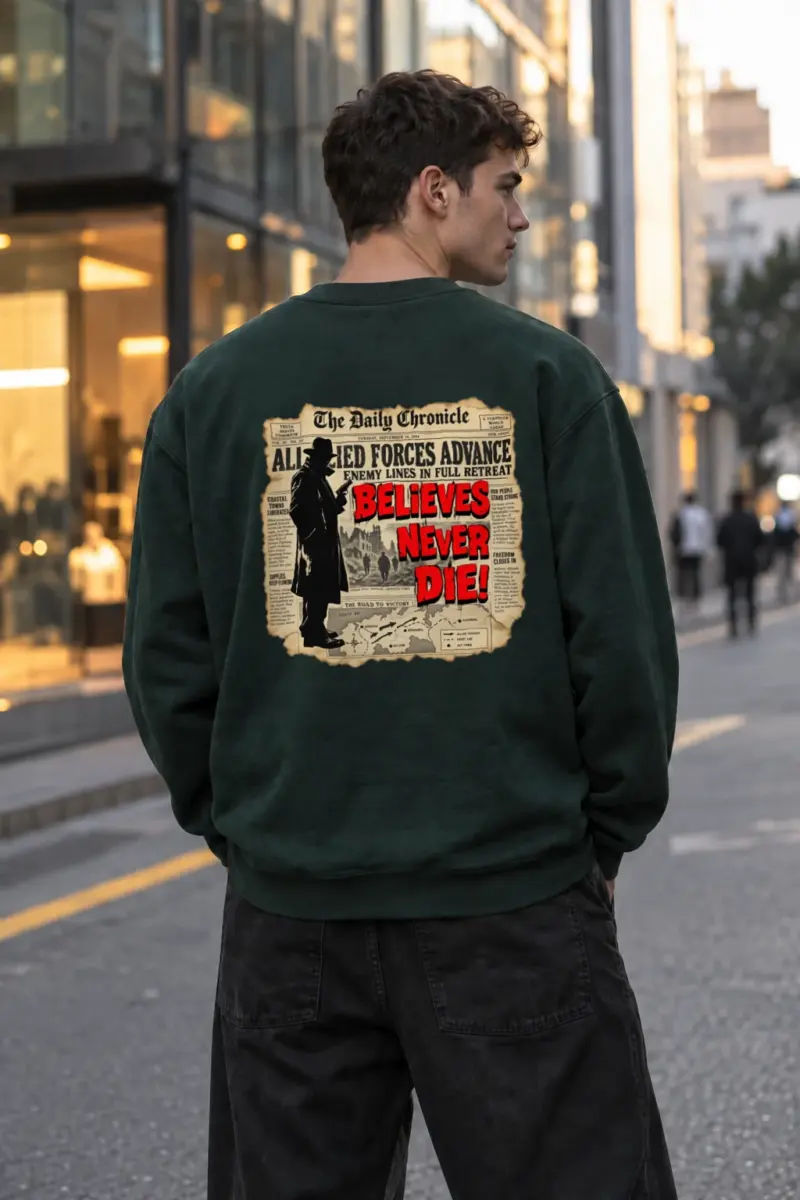 "The Road To Victory" Heavy Blend Unisex Crewneck Sweatshirt | Gildan 18000