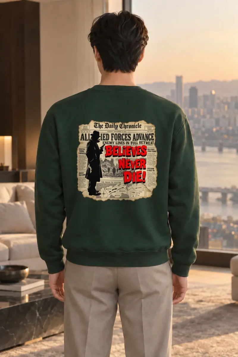 "The Road To Victory" Heavy Blend Unisex Crewneck Sweatshirt | Gildan 18000