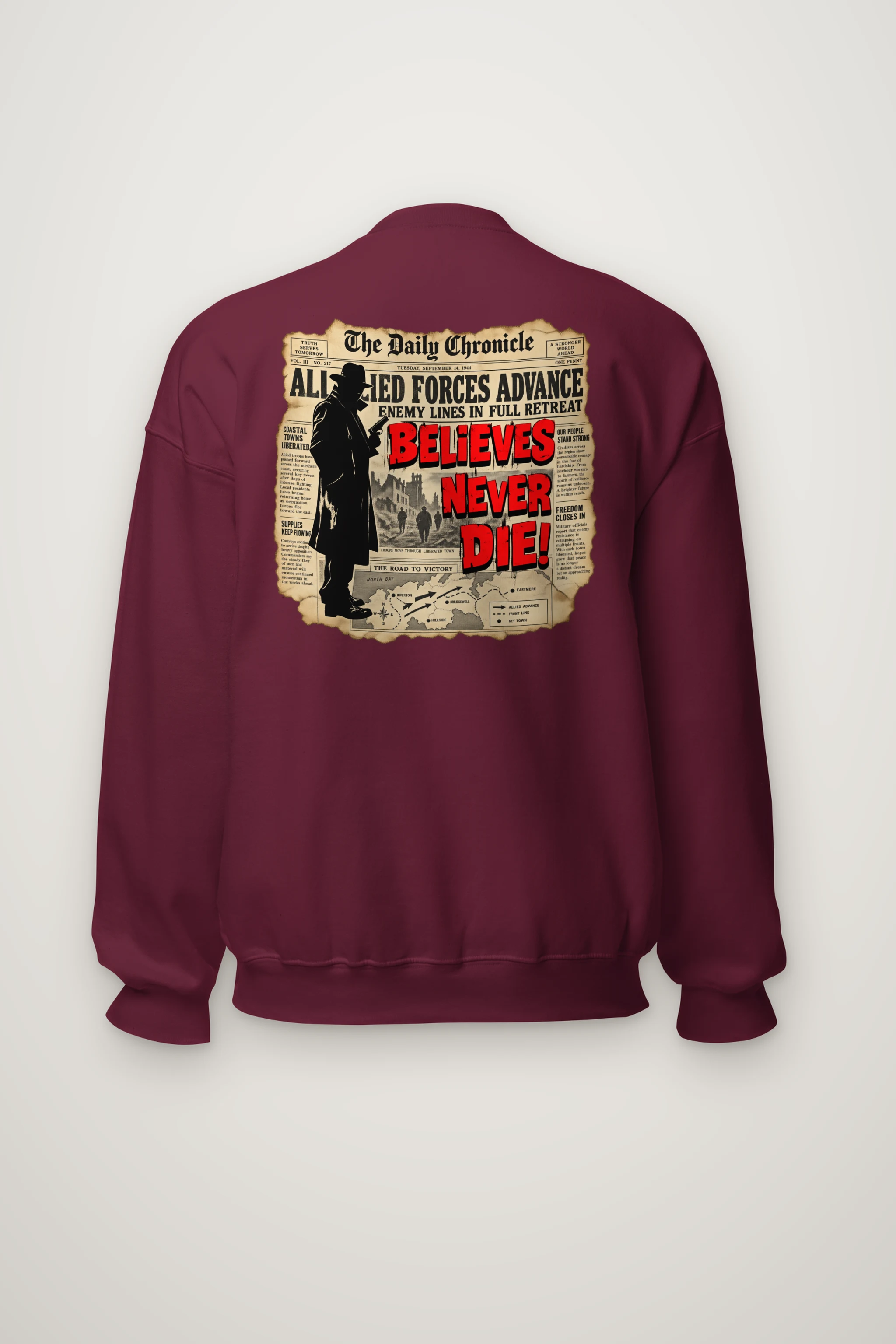 "The Road To Victory" Heavy Blend Unisex Crewneck Sweatshirt
