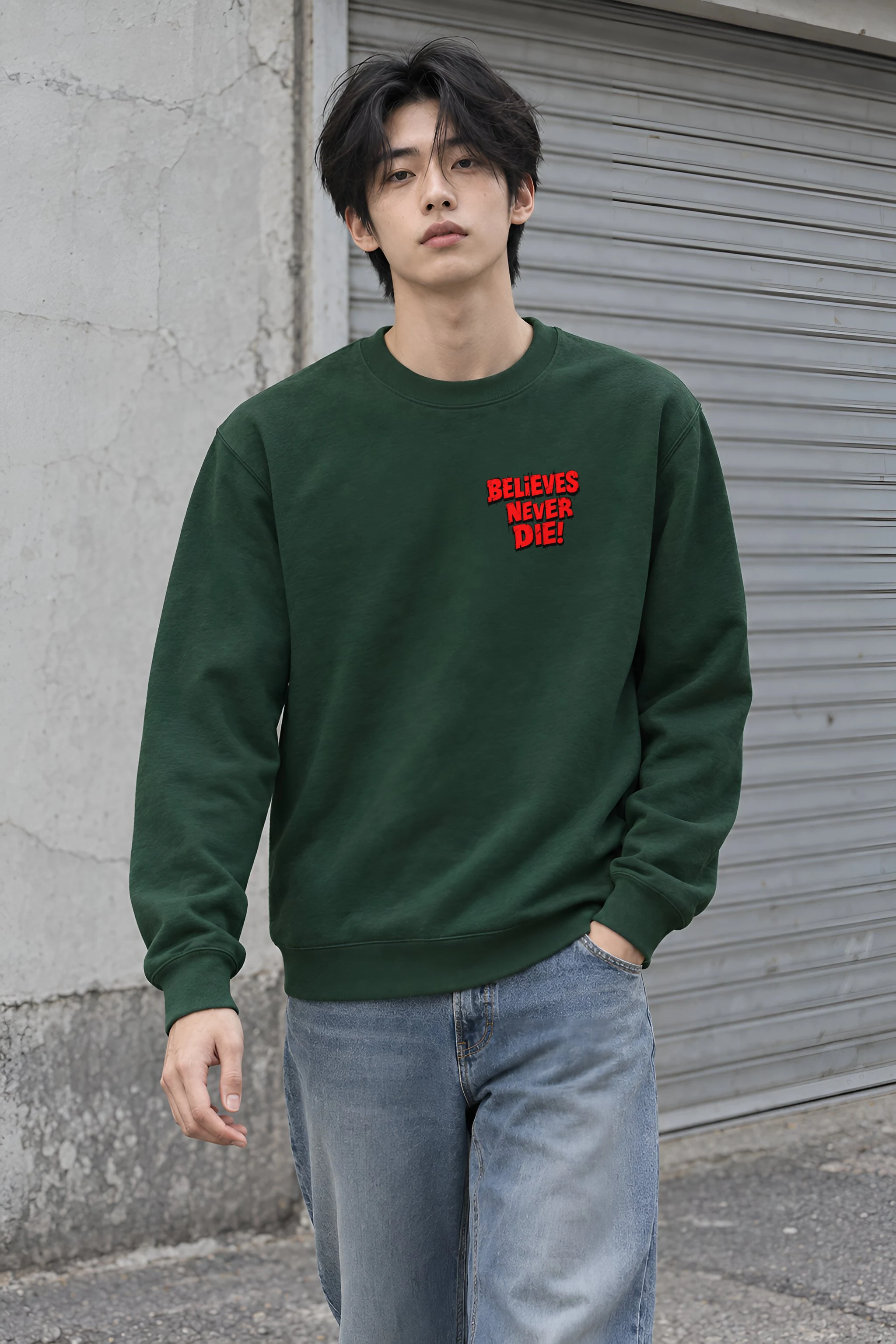 "The Road To Victory" Heavy Blend Unisex Crewneck Sweatshirt