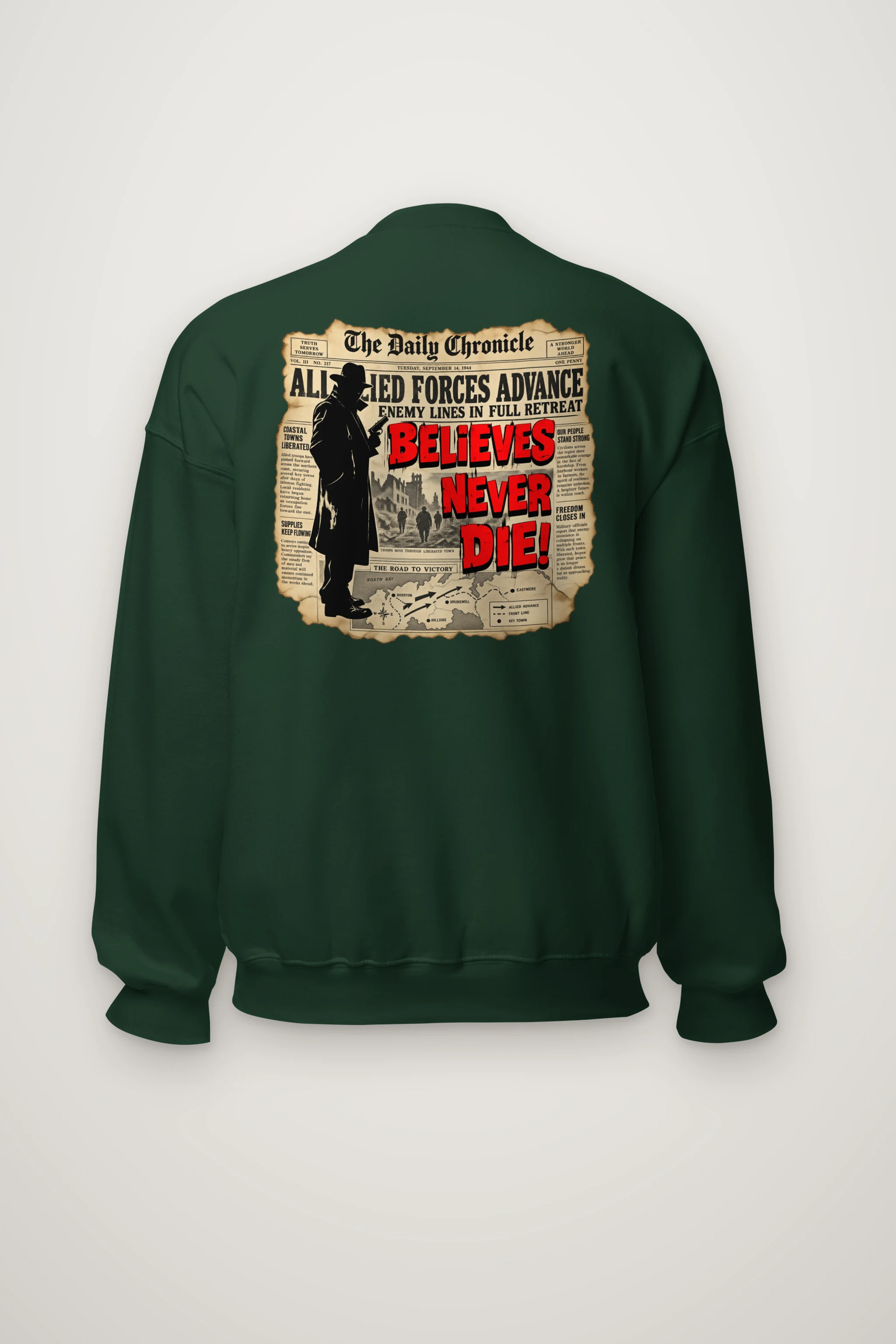 "The Road To Victory" Heavy Blend Unisex Crewneck Sweatshirt