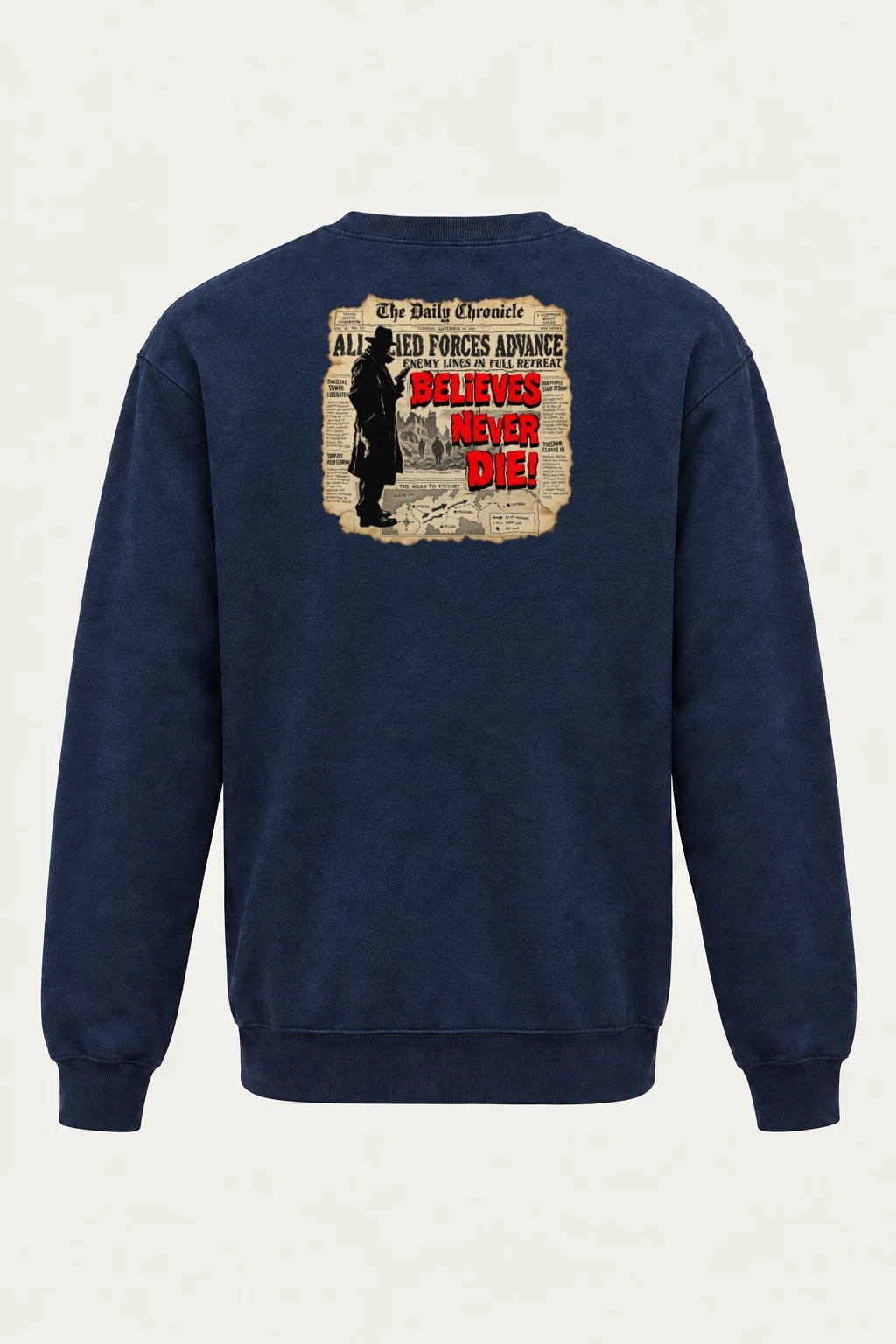 "The Road To Victory" Heavy Blend Unisex Crewneck Sweatshirt | Gildan 18000