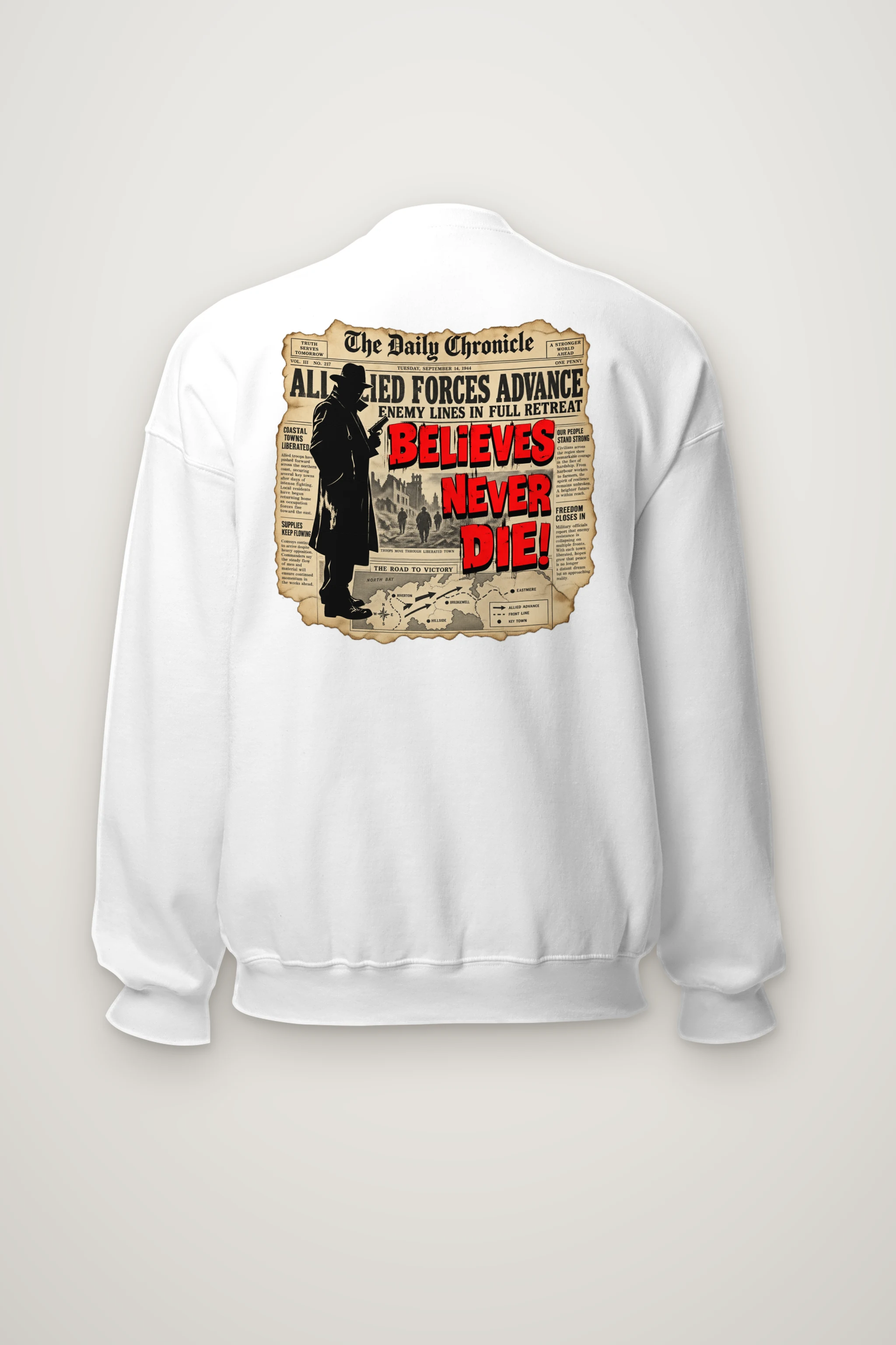 "The Road To Victory" Heavy Blend Unisex Crewneck Sweatshirt