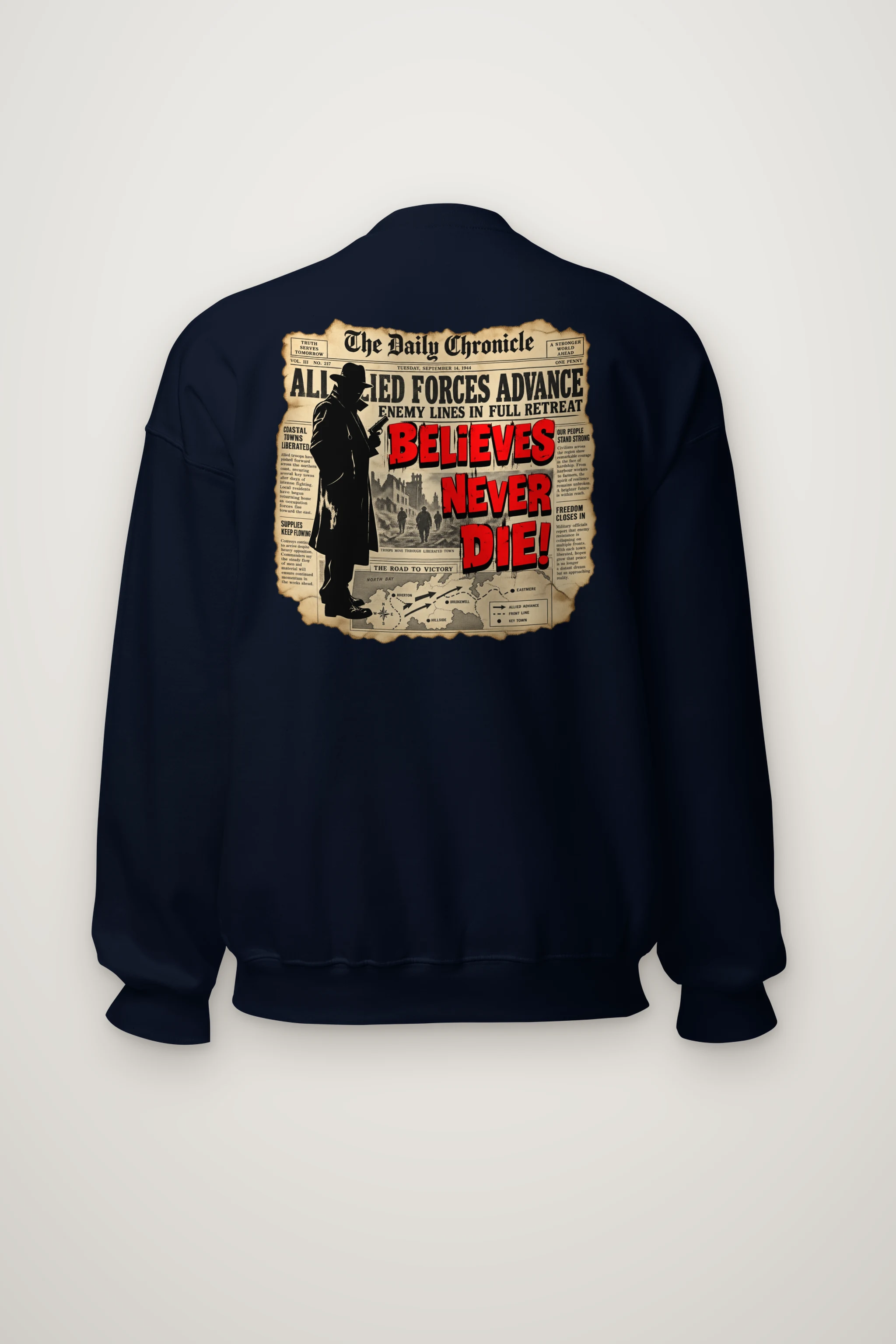 "The Road To Victory" Heavy Blend Unisex Crewneck Sweatshirt