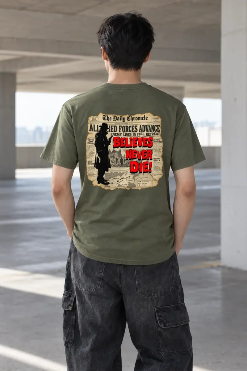 "The Road To Victory" Heavyweight Unisex Crewneck T-shirt
