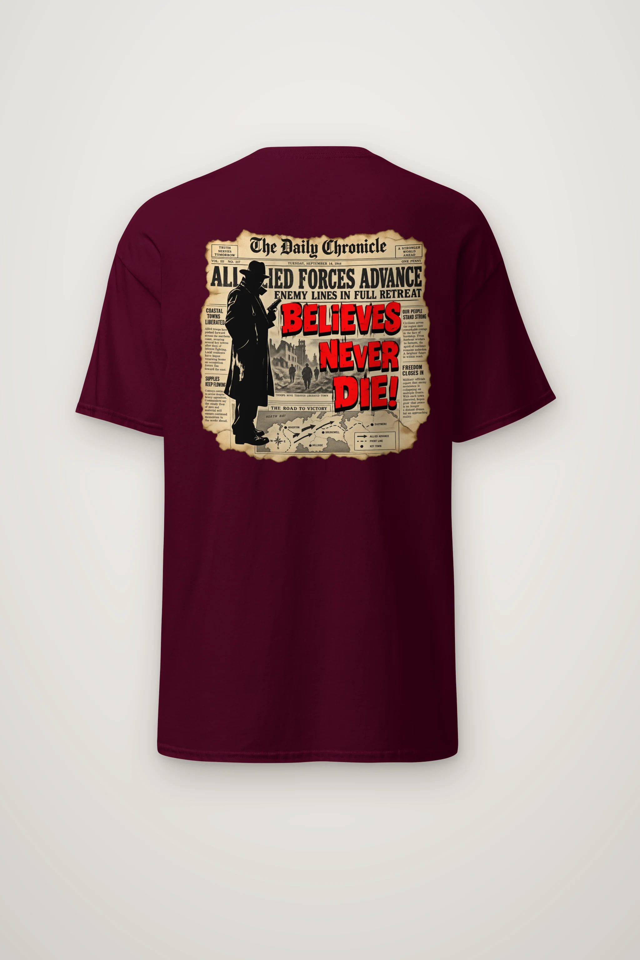 "The Road To Victory" Heavyweight Unisex Crewneck T-shirt