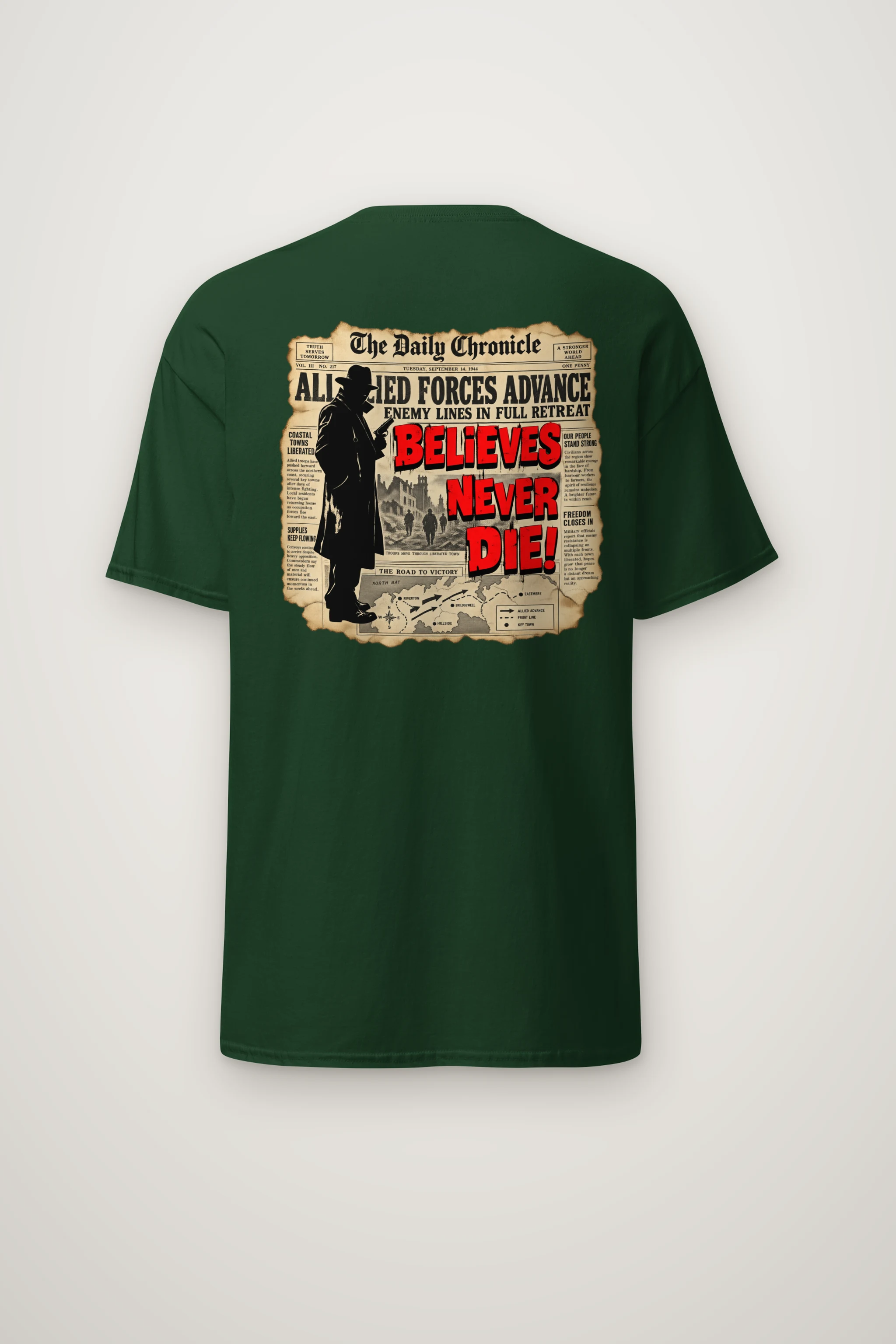 "The Road To Victory" Heavyweight Unisex Crewneck T-shirt